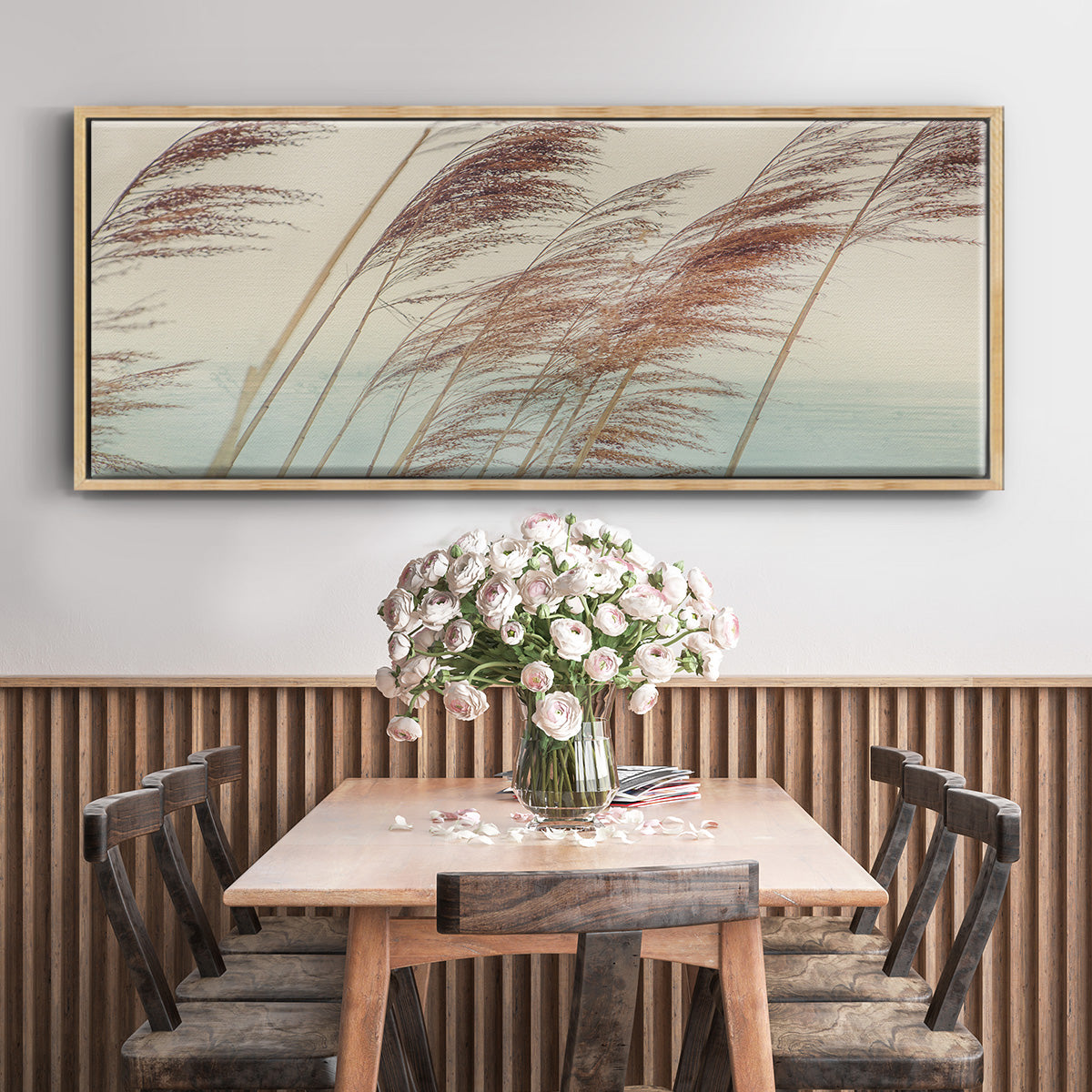 Windy II - Floater Framed Canvas Print