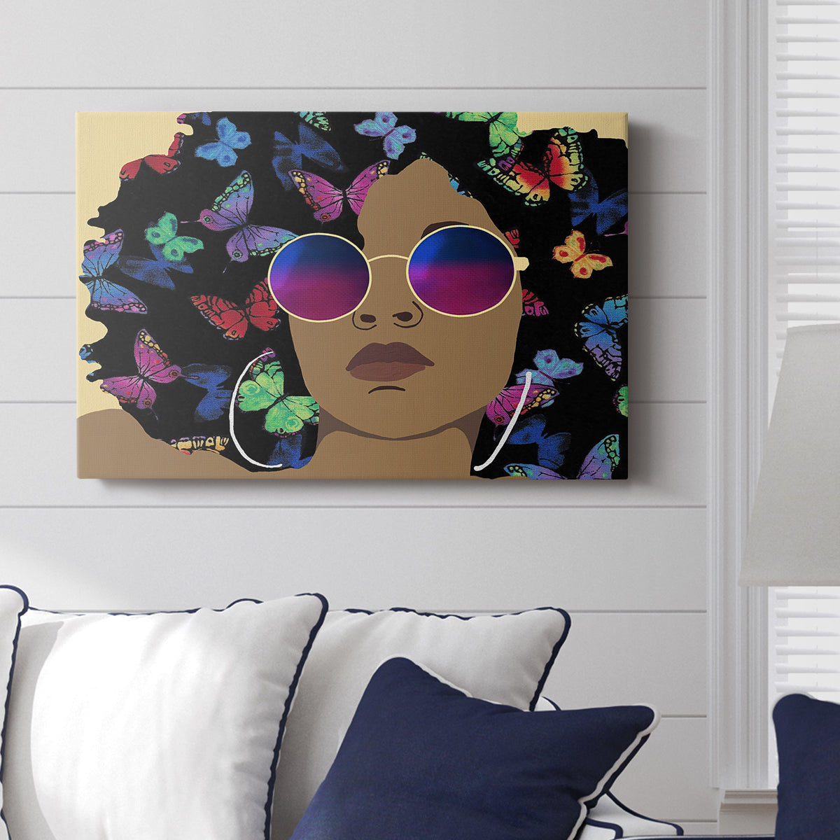 Butterfly Diva I - Canvas Art Print