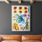 Flower Power II - Modern Framed Canvas Print