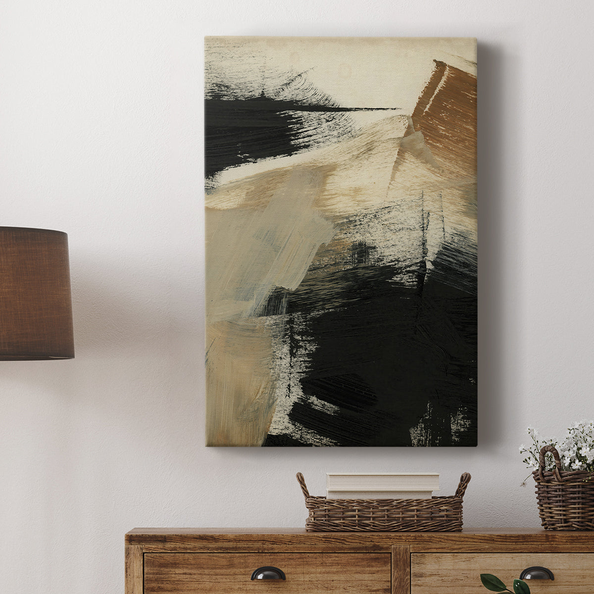 Baked Paintstrokes III - Canvas Art Print