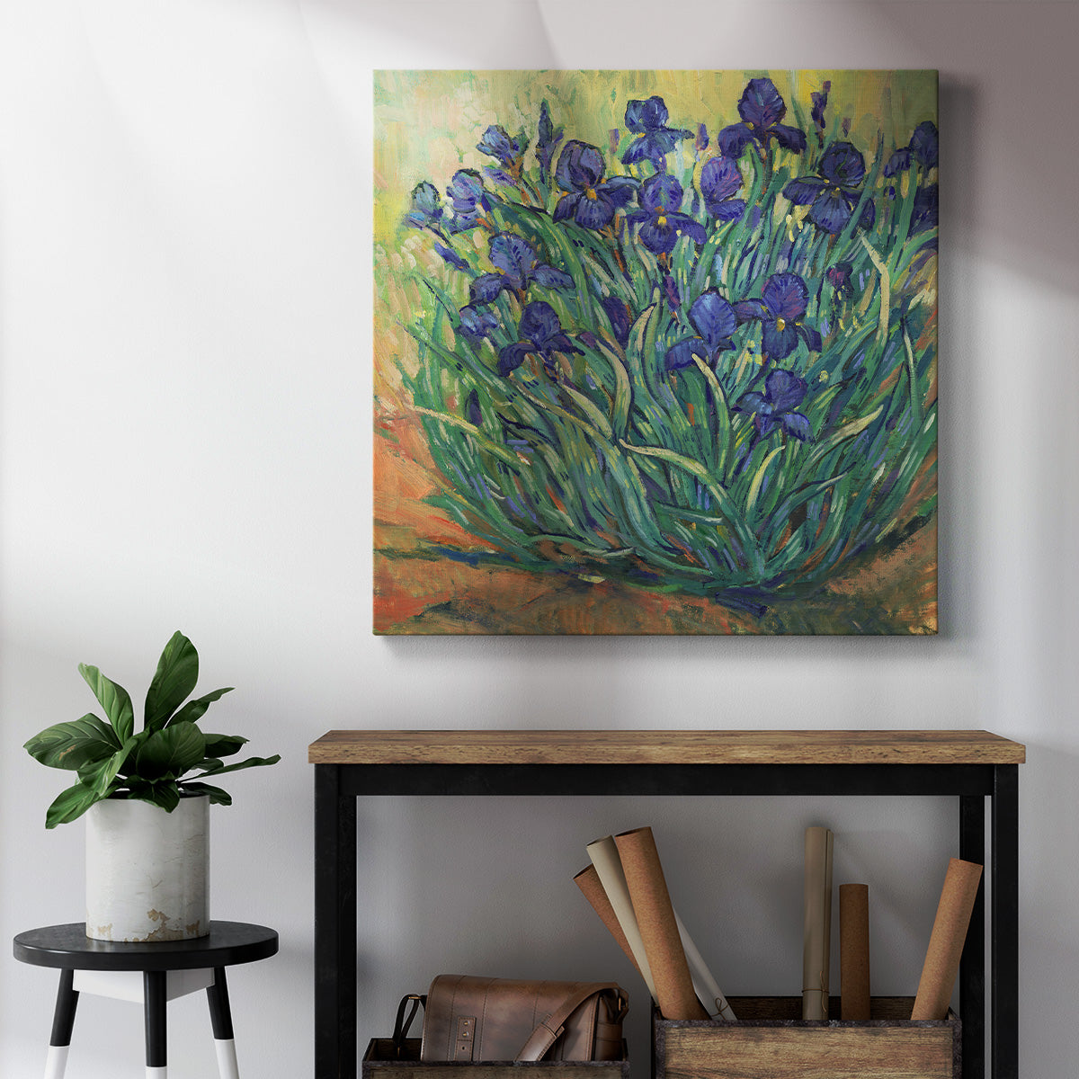 Irises in Bloom I - Canvas Art Print