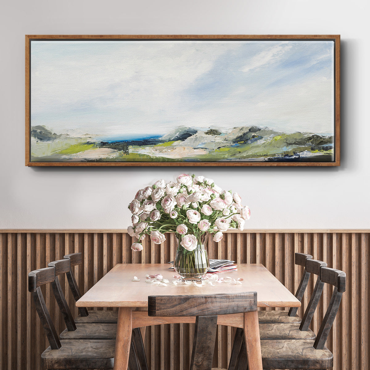 The Earth Sings - Floater Framed Canvas Print