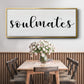 Soulmates - Floater Framed Canvas Print