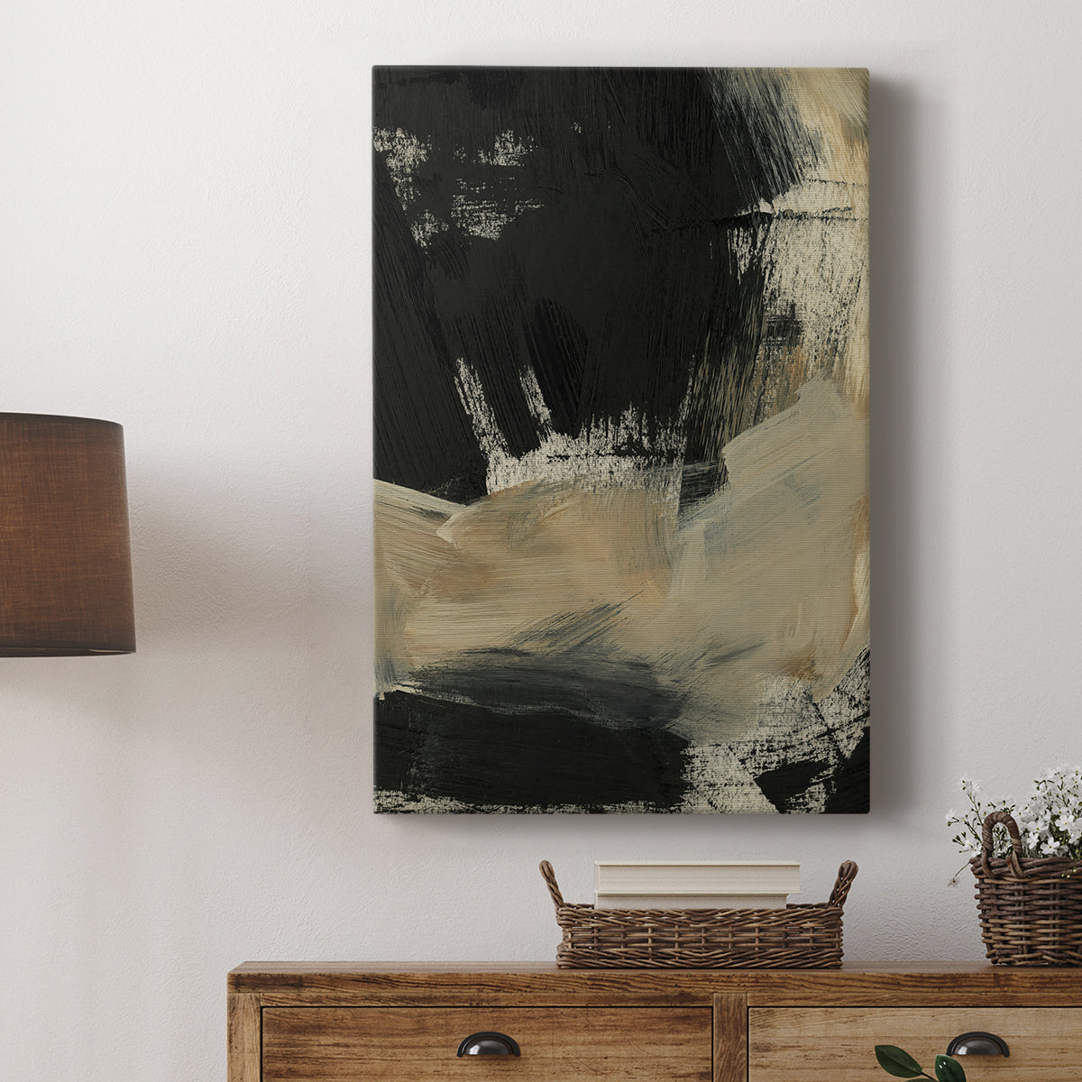 Baked Paintstrokes VI - Canvas Art Print
