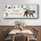 Woodland Christmas Collection D - Floater Framed Canvas Print