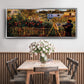 Monet Painting in His Garden in Argenteuil - Floater Framed Canvas Print