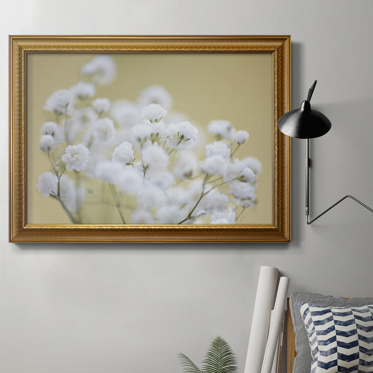 Baby's Breath Study III Premium Framed Canvas- Ready to Hang