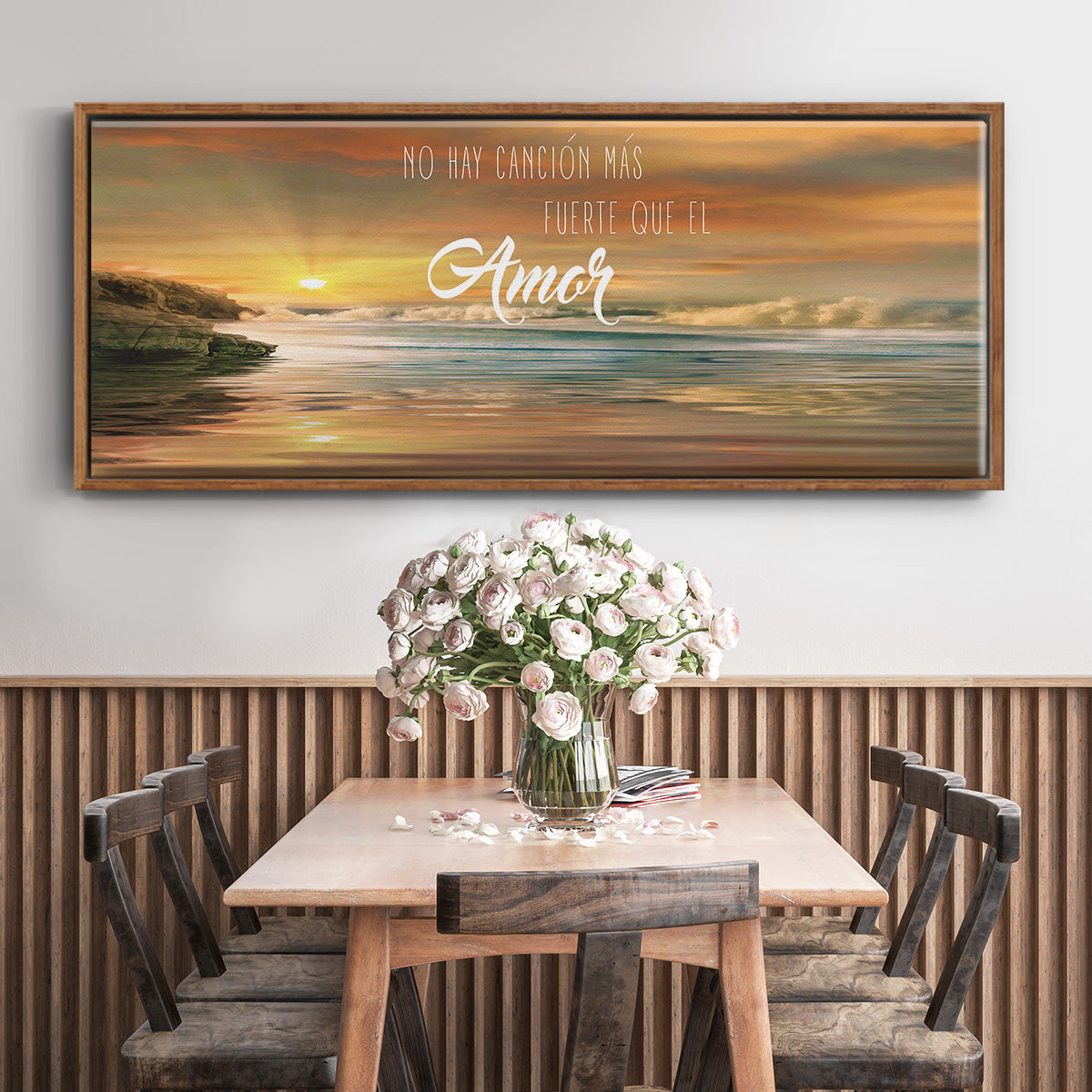 Amor - Floater Framed Canvas Print