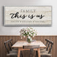 This is Us - Floater Framed Canvas Print