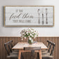 If You Feed Them - Floater Framed Canvas Print