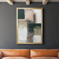 Marble Block Symmetry III - Modern Framed Canvas Print