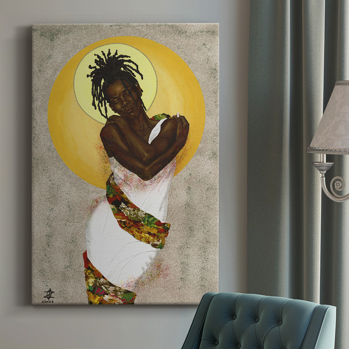 Her Love Premium Gallery Wrapped Canvas - Ready to Hang