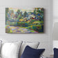 White Barn - Canvas Art Print