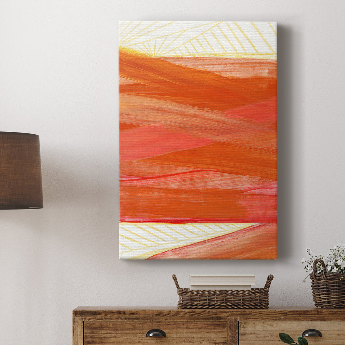Warm Rays II - Canvas Art Print