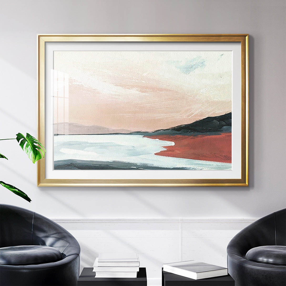 Paynes Coast II - Modern Framed Art Print
