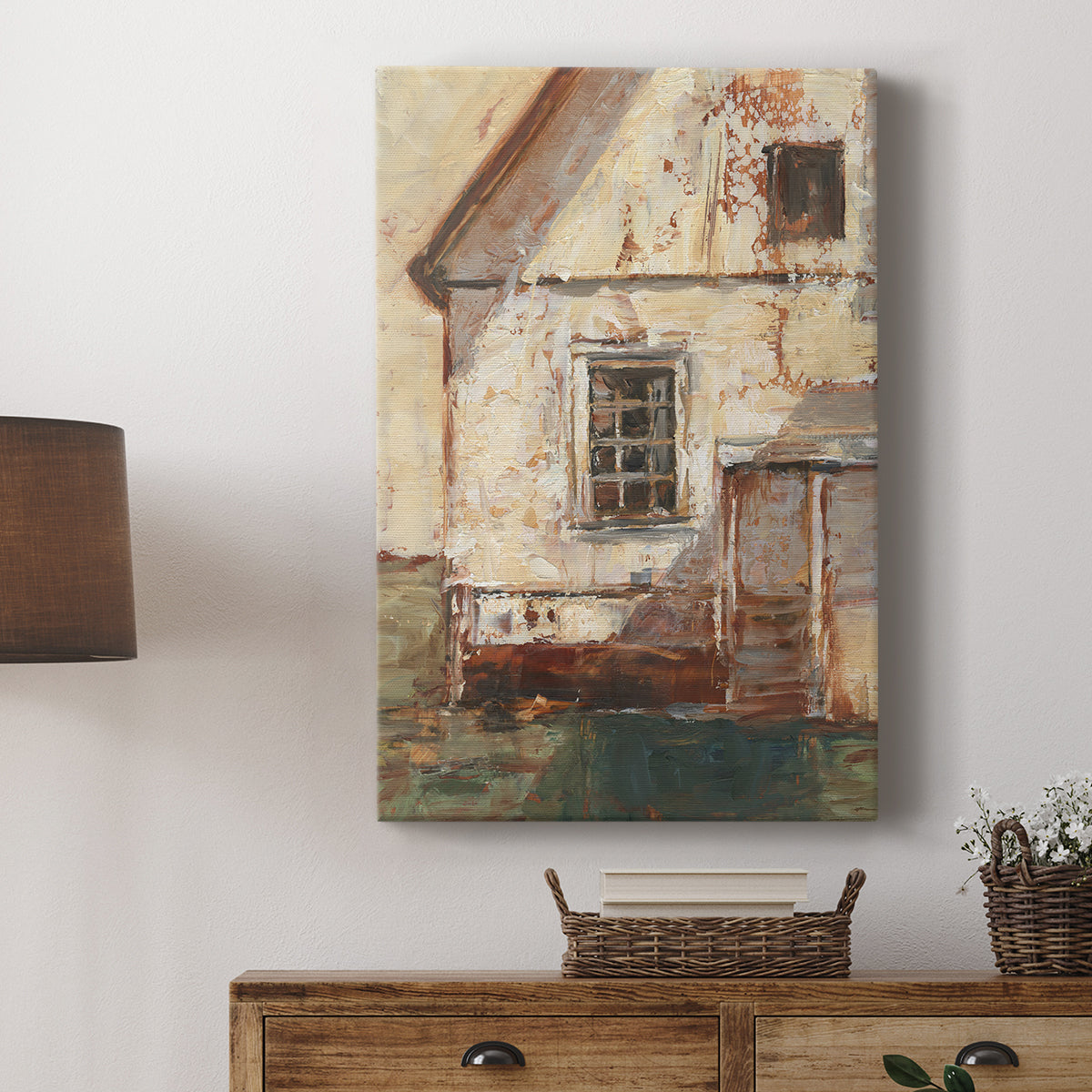 Sunlit Barn II - Canvas Art Print