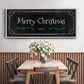 Merry Christmas - Floater Framed Canvas Print