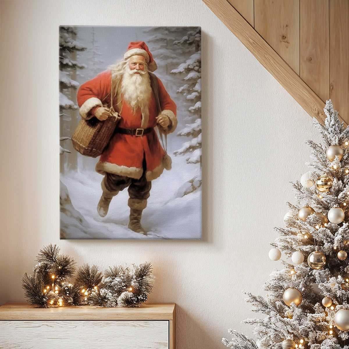 Chalk Skies Serenade - Canvas Art Print