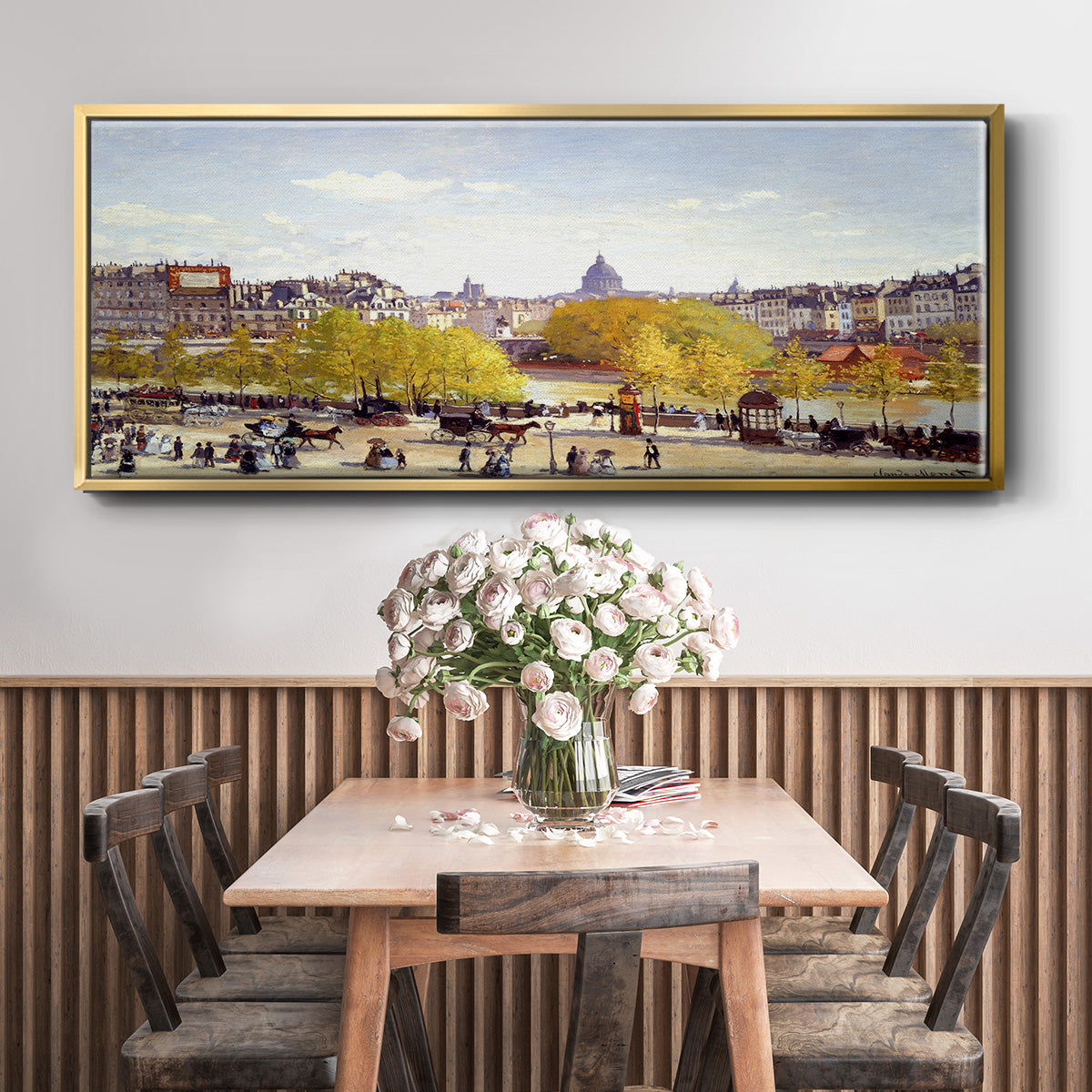 Que Du Lourve, 1867 - Floater Framed Canvas Print