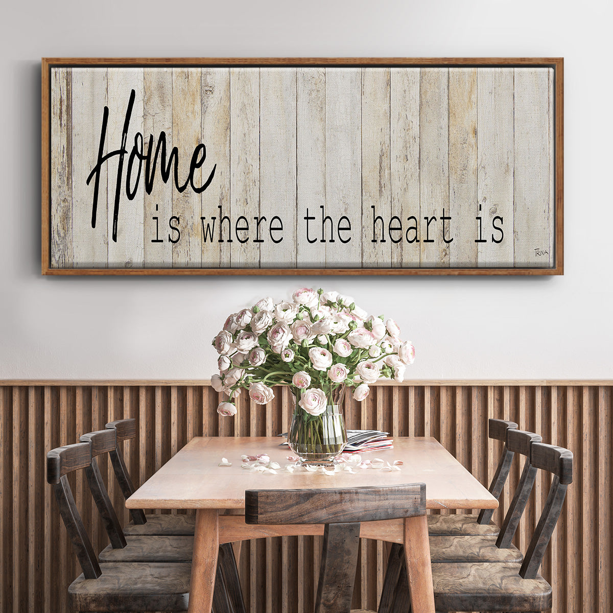Home - Floater Framed Canvas Print