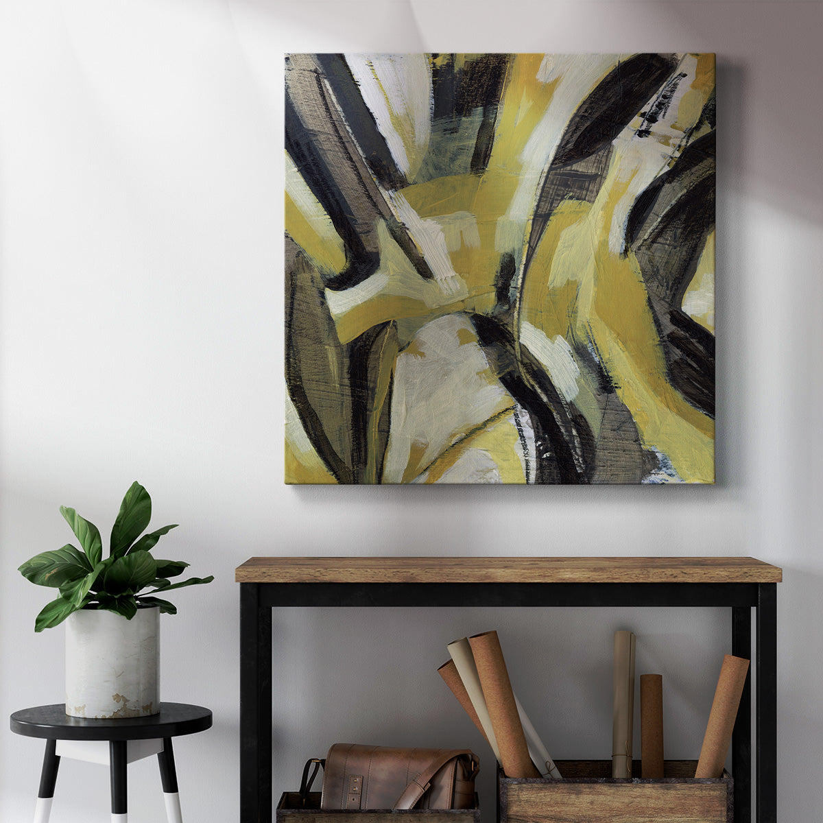 Citron Rhythm IV - Canvas Art Print