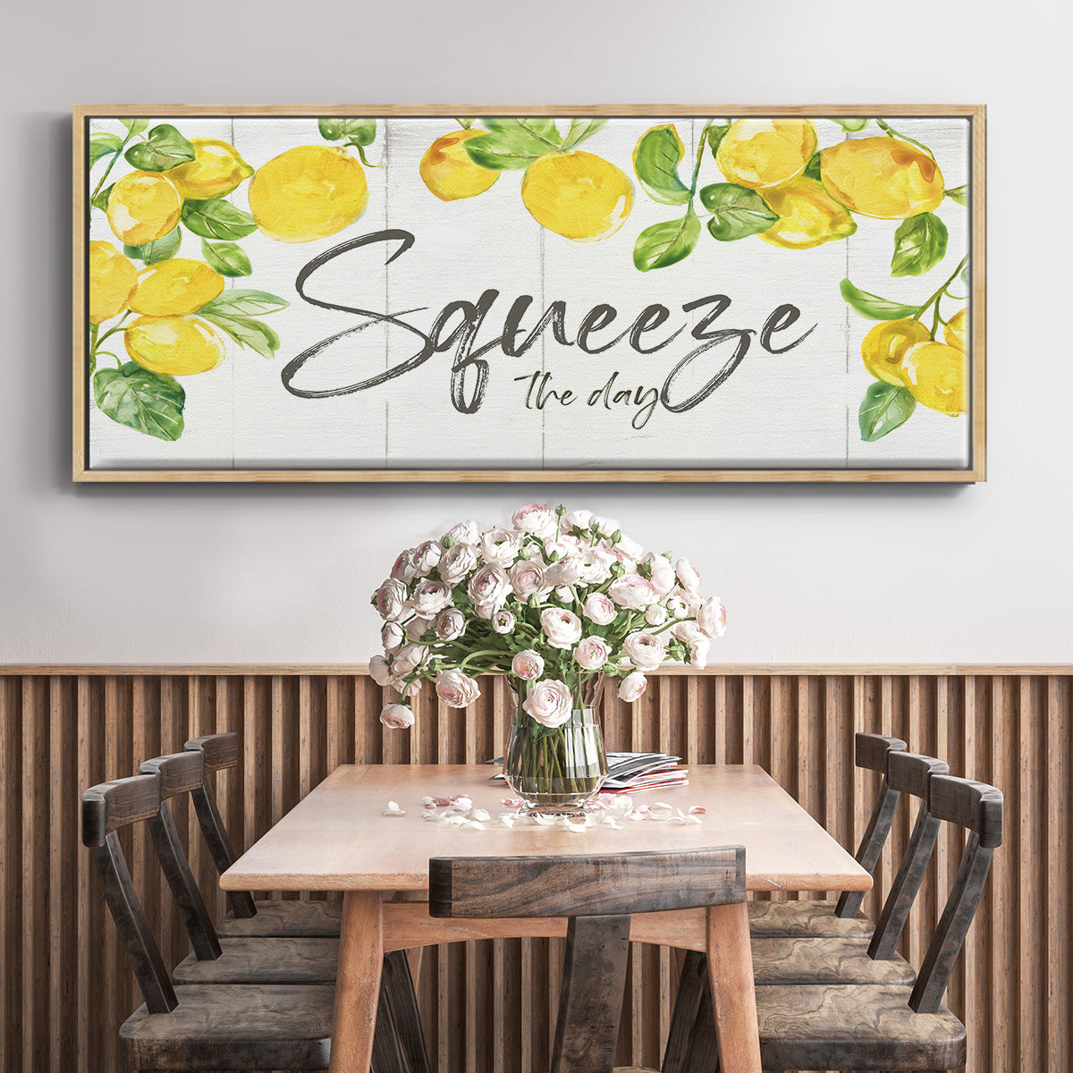 Lemon Squeeze - Floater Framed Canvas Print
