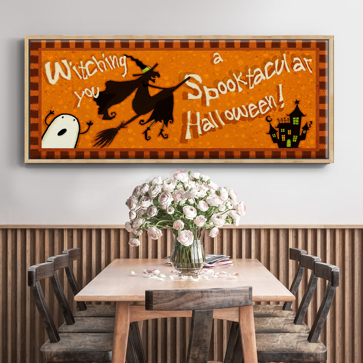 Spooktacular Collection D - Floater Framed Canvas Print