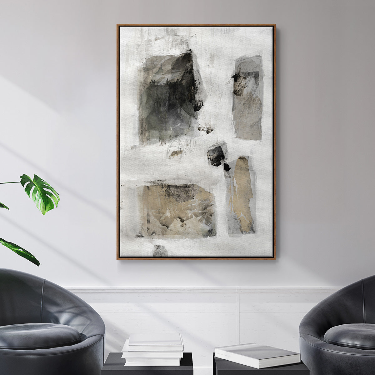A Simple Love I V30 - Floater Framed Canvas Print