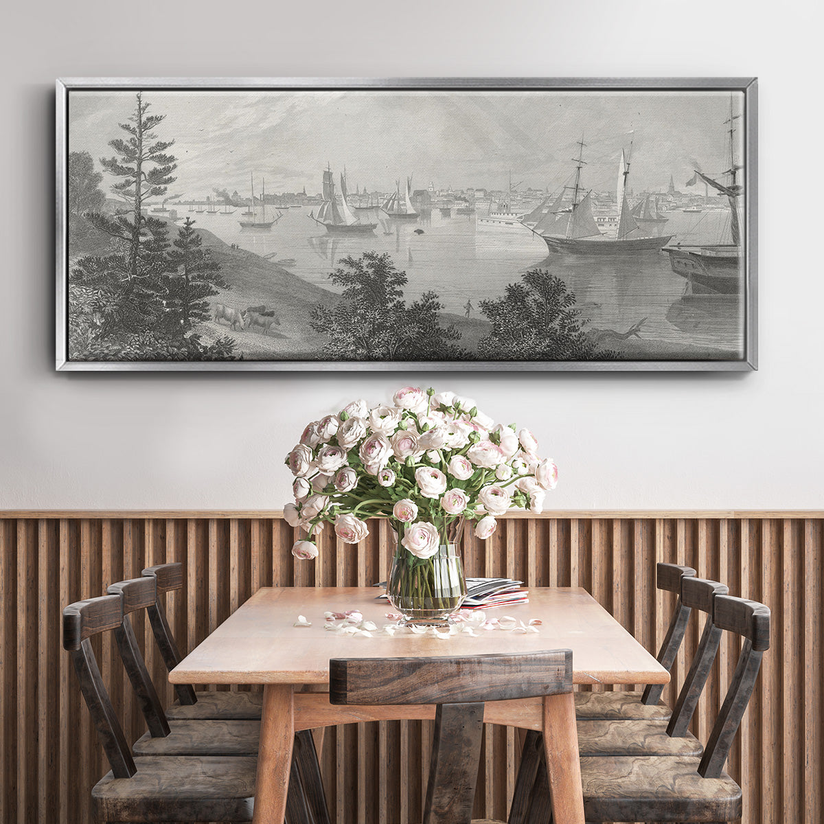 City of Detroit - Floater Framed Canvas Print