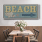 Shoreline Signs III - Floater Framed Canvas Print
