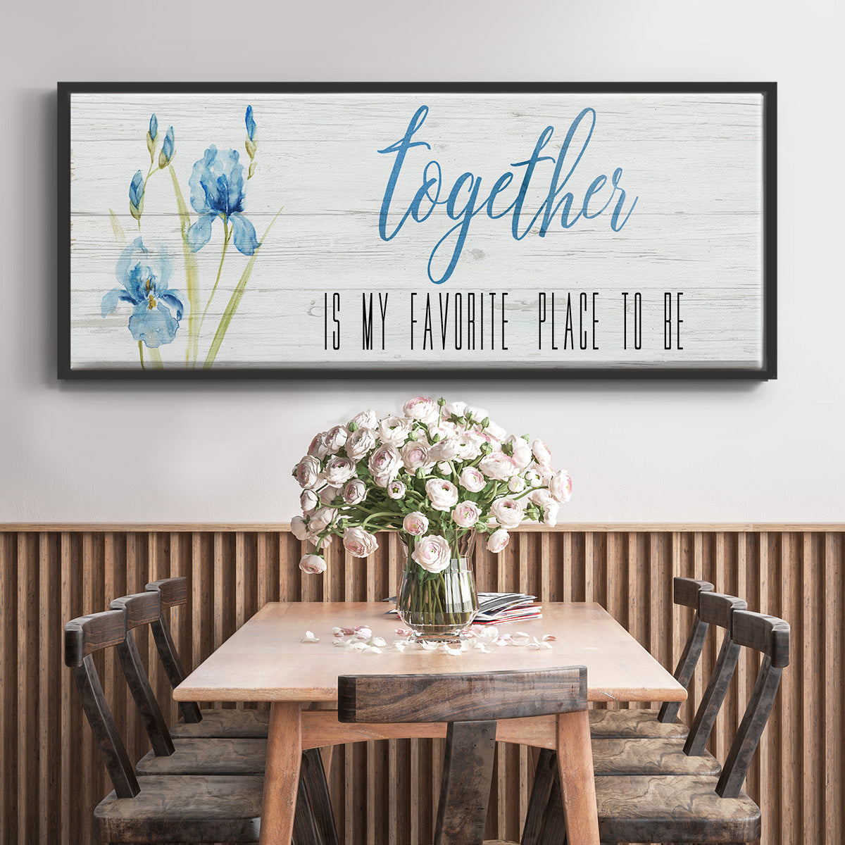 Together - Floater Framed Canvas Print
