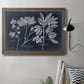 Foliage on Navy VI Premium Framed Canvas- Ready to Hang