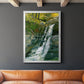 Kent Falls - Modern Framed Canvas Print