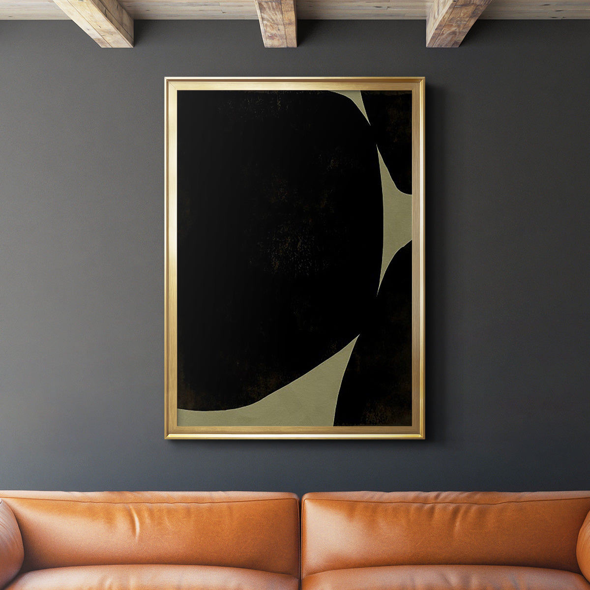 Heirloom Orbs I - Modern Framed Canvas Print