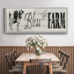 Bless This Farm - Floater Framed Canvas Print