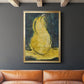 Urban Pear II - Modern Framed Canvas Print