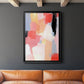 Aerial Scarlet I - Modern Framed Canvas Print