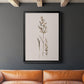 Delicate Stems II - Modern Framed Canvas Print