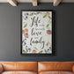Life is the Best - Modern Framed Canvas Print