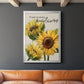 Fresh Picked Sunflowers - Modern Framed Canvas Print