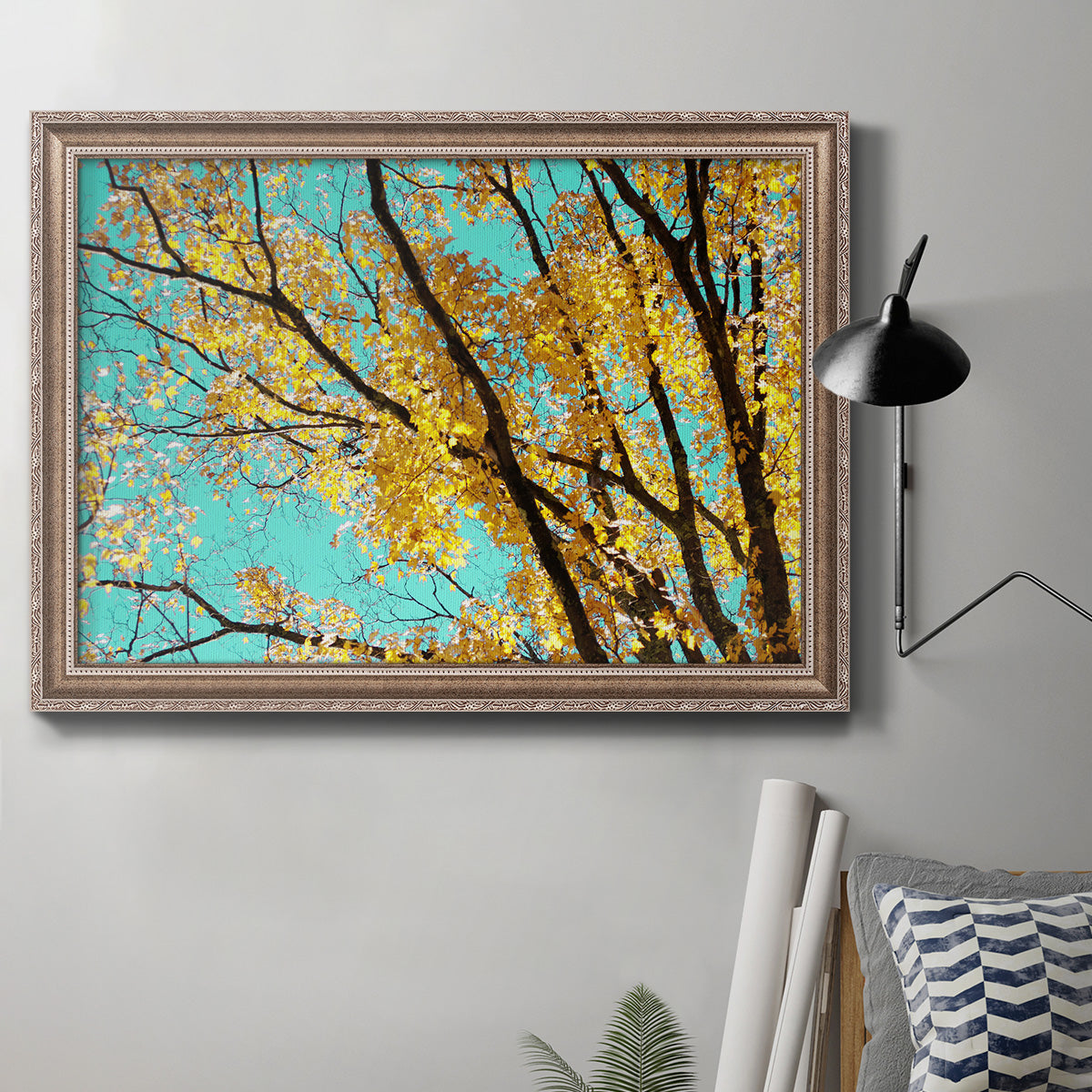 Autumn Tapestry IV Premium Framed Canvas- Ready to Hang