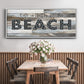 Better at the Beach - Floater Framed Canvas Print