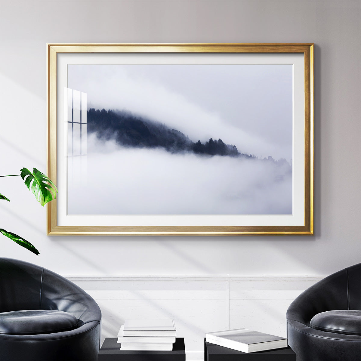 In the Clouds - Modern Framed Art Print