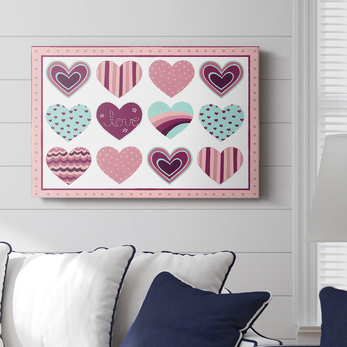 Sweet Valentine Collection A - Canvas Art Print
