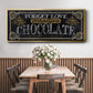 Chocolate - Floater Framed Canvas Print