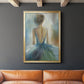 Lady in Blue -  Framed Canvas Print