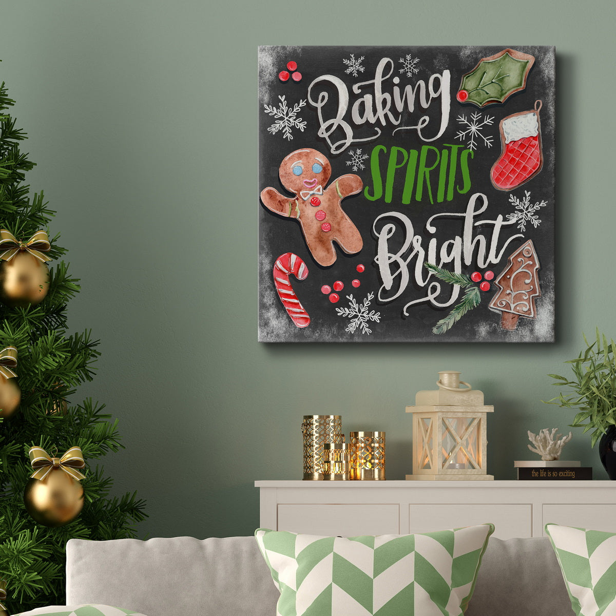 Baking Spirits Bright I-Premium Gallery Wrapped Canvas - Ready to Hang