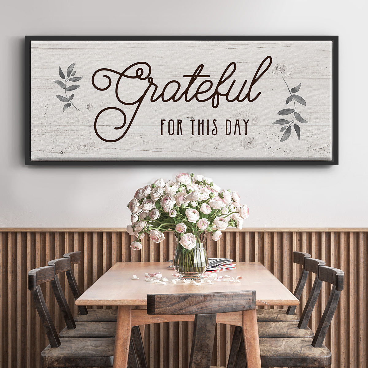 For this Day - Floater Framed Canvas Print
