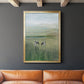 Out to Pasture II - Modern Framed Canvas Print