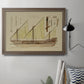 Antique Ship Plan VI Premium Framed Canvas- Ready to Hang